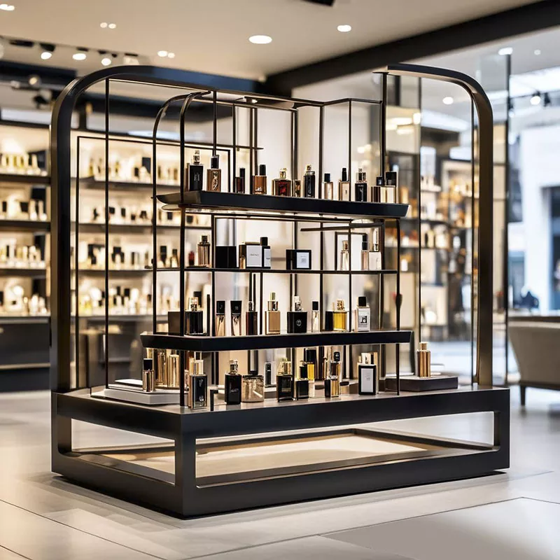 Expositor de perfume de ferro